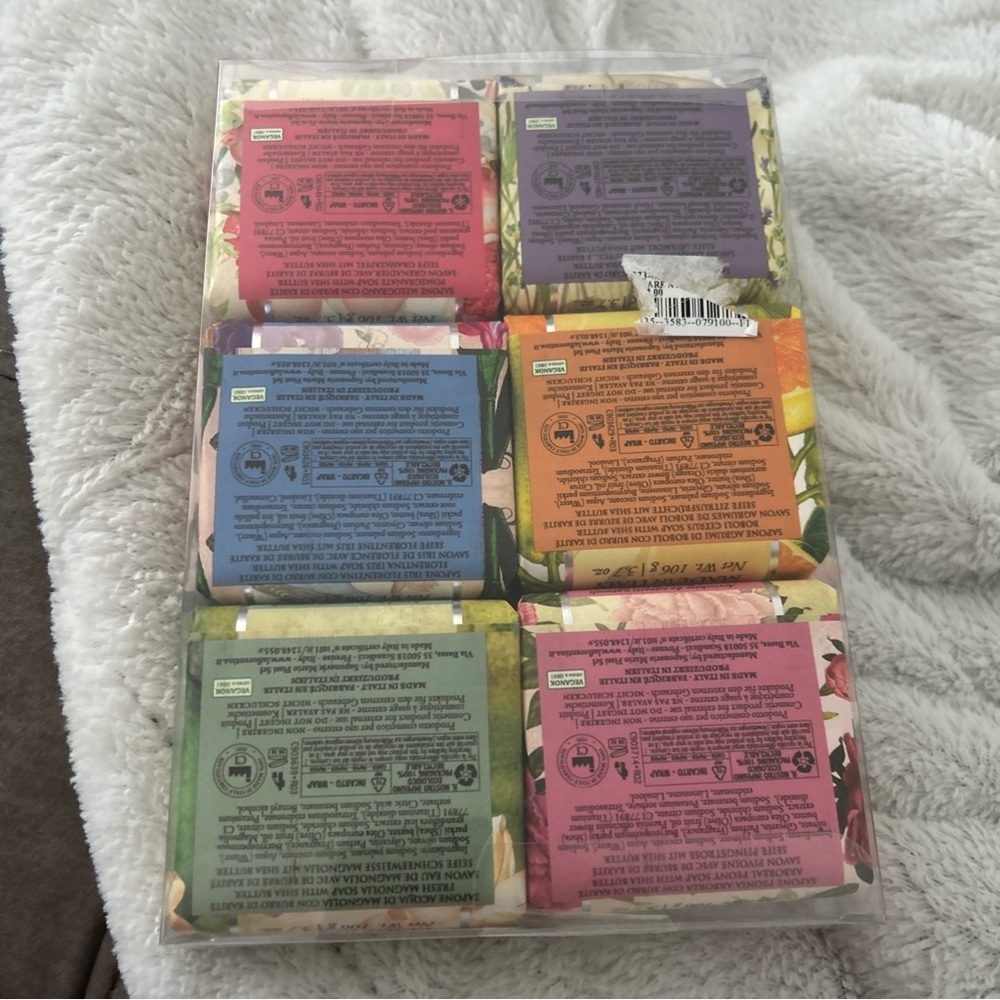 Brand New 6 pcs Luxury soap Made in Italy - Picture 3 of 4